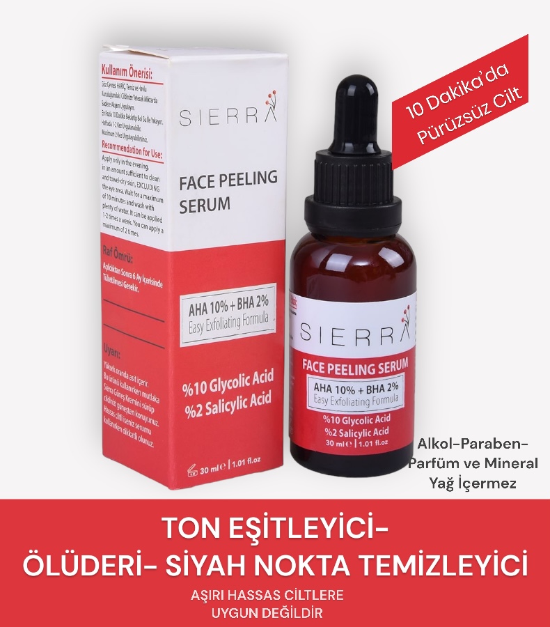 Sierra aha - bha peeling serum