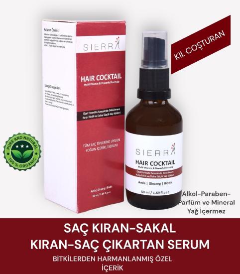 Saç güçlendirici doğal serum